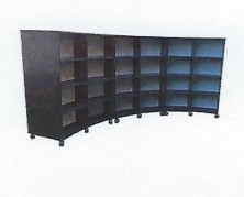 Curved Bookcase